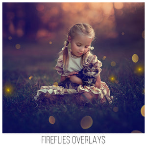 Fireflies Overlays and Summer Night Meadow PS Actions Set.